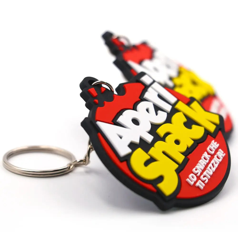 Custom Rubber Keychains - Soft 3D PVC Material