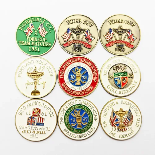 custom metal golf ball markers​