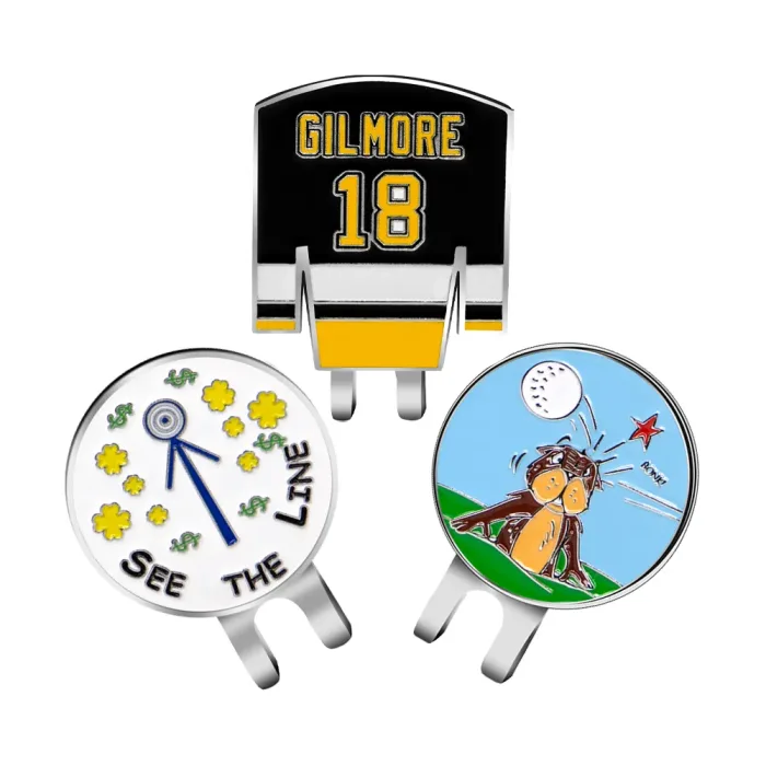 custom golf magnetic hat clip