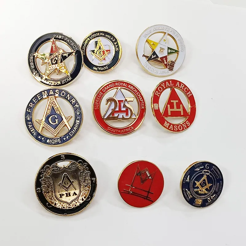 custom masonic lapel pins